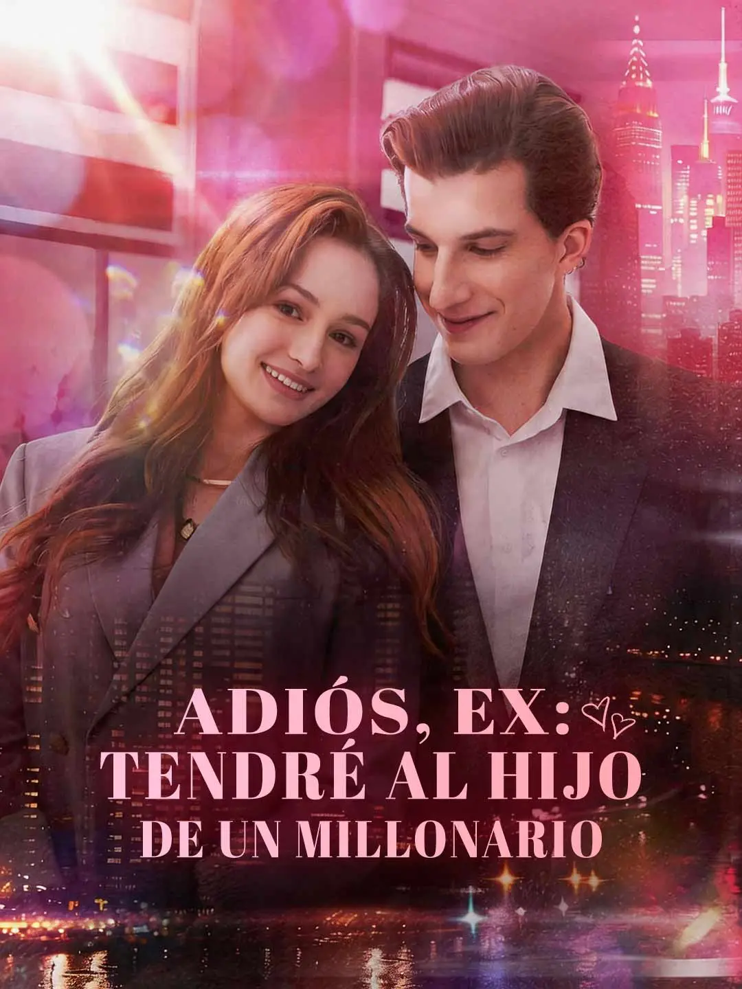Capa da minissérie Adiós, ex: tendré al hijo de un millonario