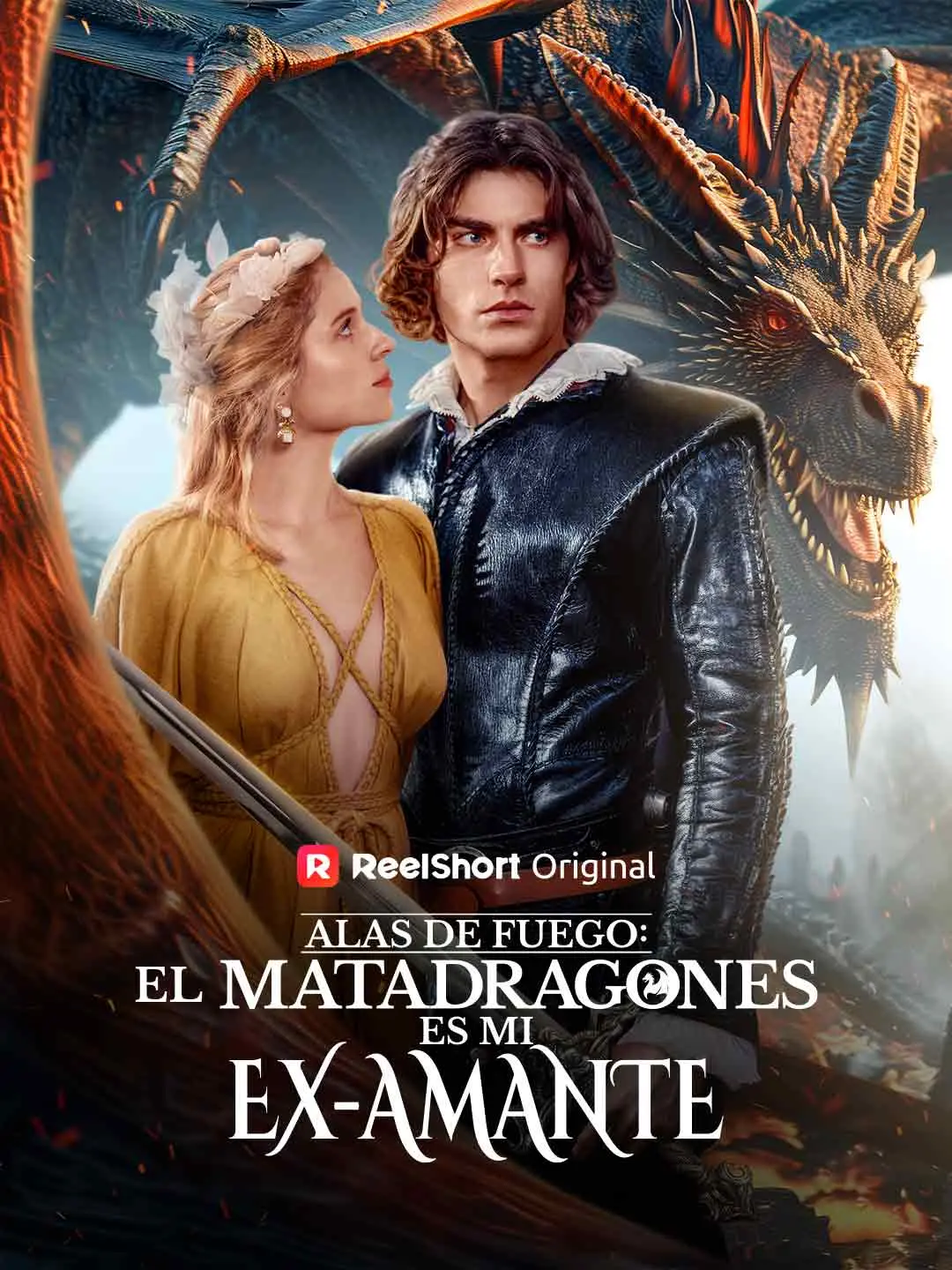 Capa da minissérie Alas de Fuego: El Matadragones Es Mi Ex-Amante