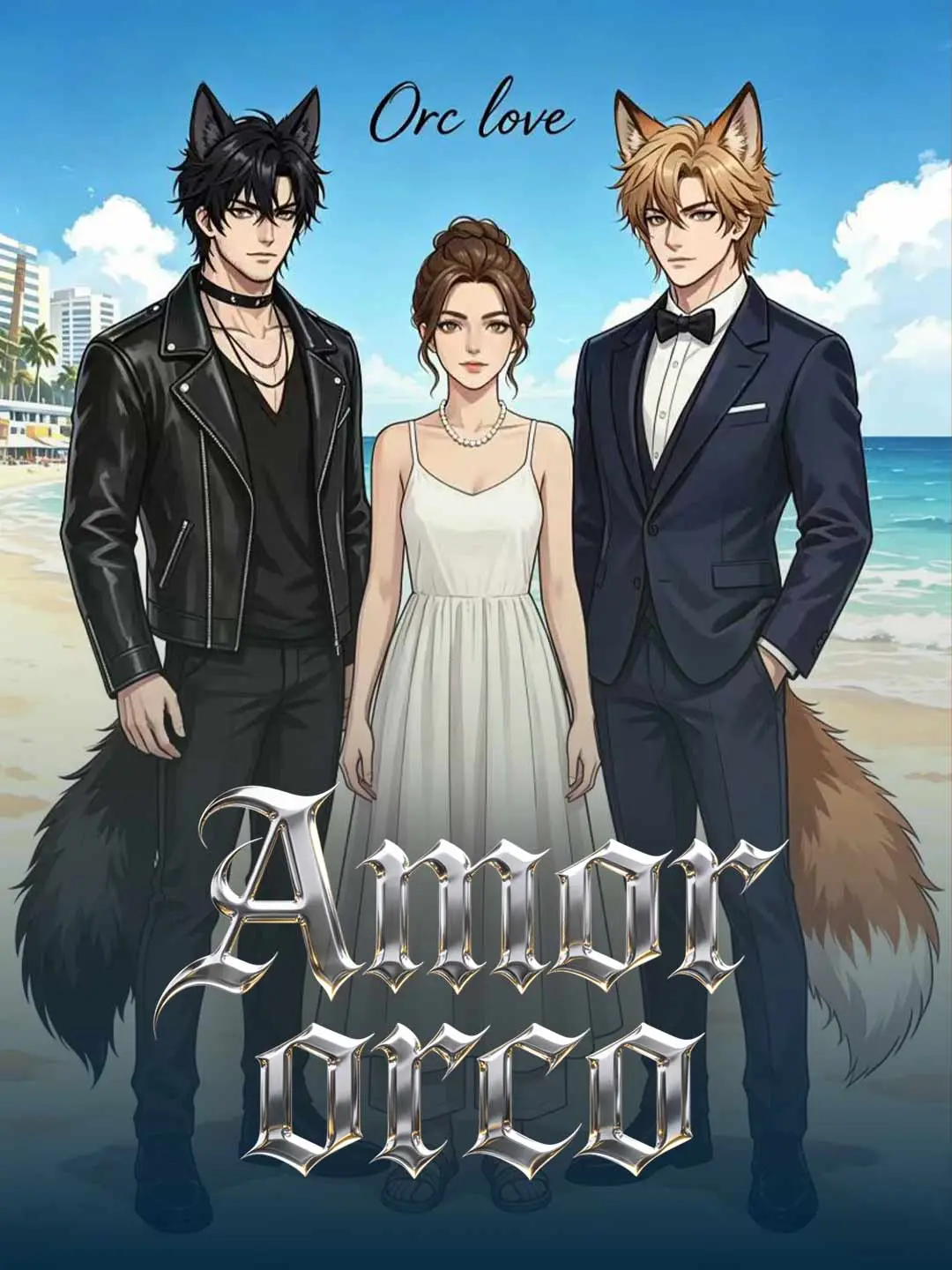 Portada de la miniserie Amor orco