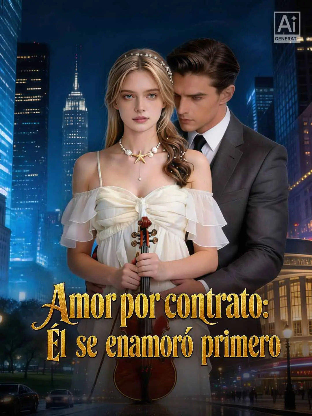Portada de la miniserie Amor por contrato: Él se enamoró primero