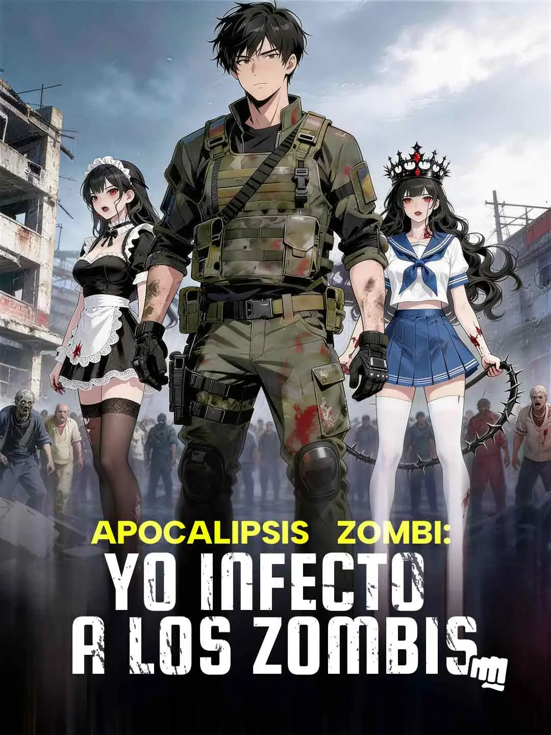 Portada de la miniserie Apocalipsis zombi: yo infecto a los zombis