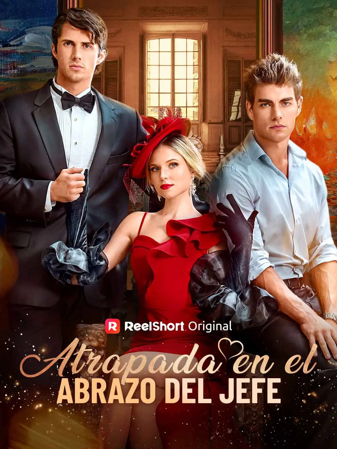Portada de la miniserie Atrapada en el abrazo del jefe