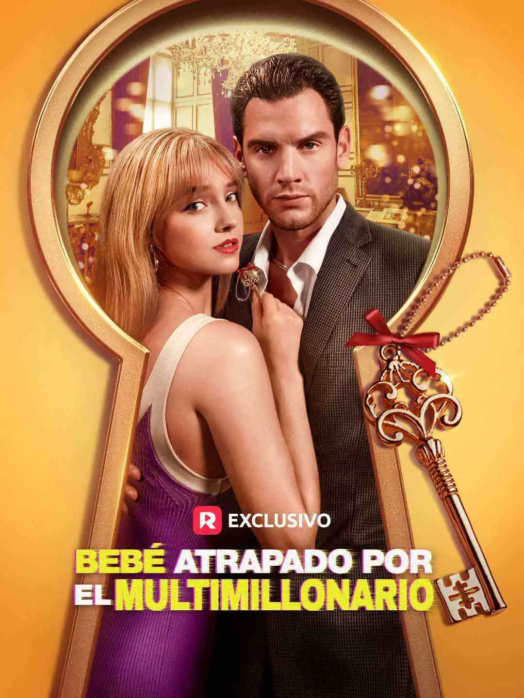 Portada de la miniserie Bebé Atrapado por el Multimillonario