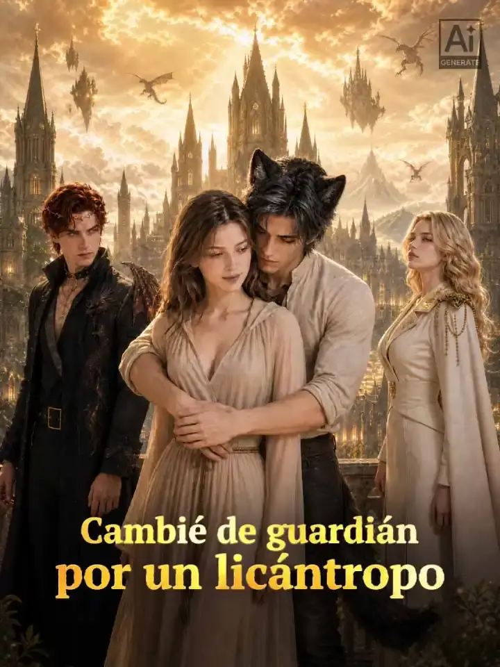 Portada de la miniserie Cambié de guardián por un licántropo