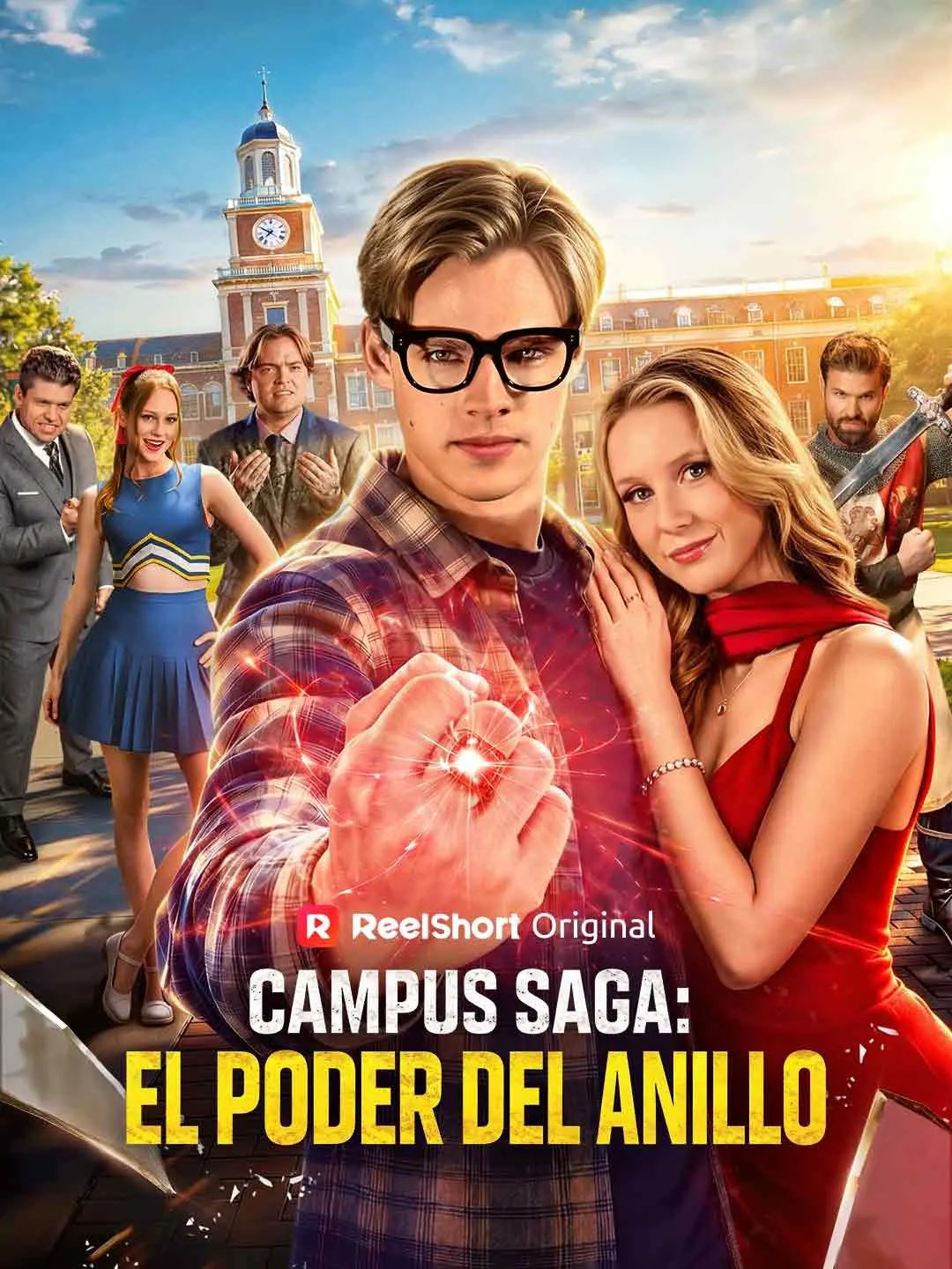 Portada de la miniserie Campus Saga: el poder del anillo