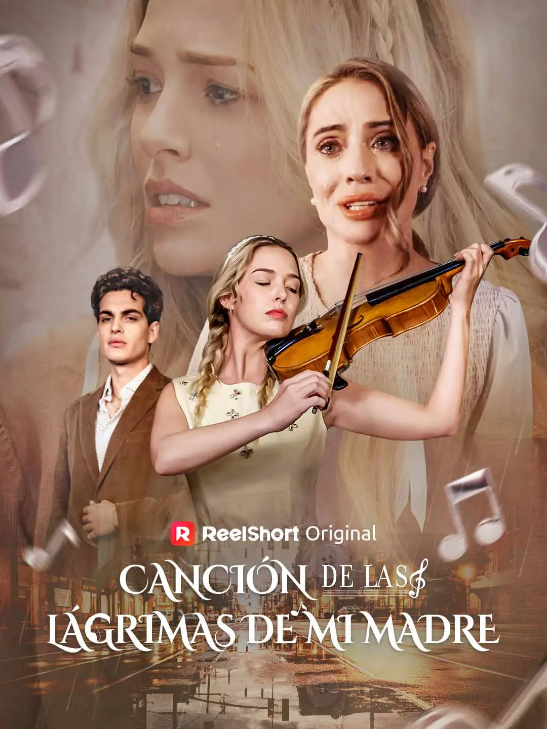 Capa da minissérie Canción de las Lágrimas de mi Madre