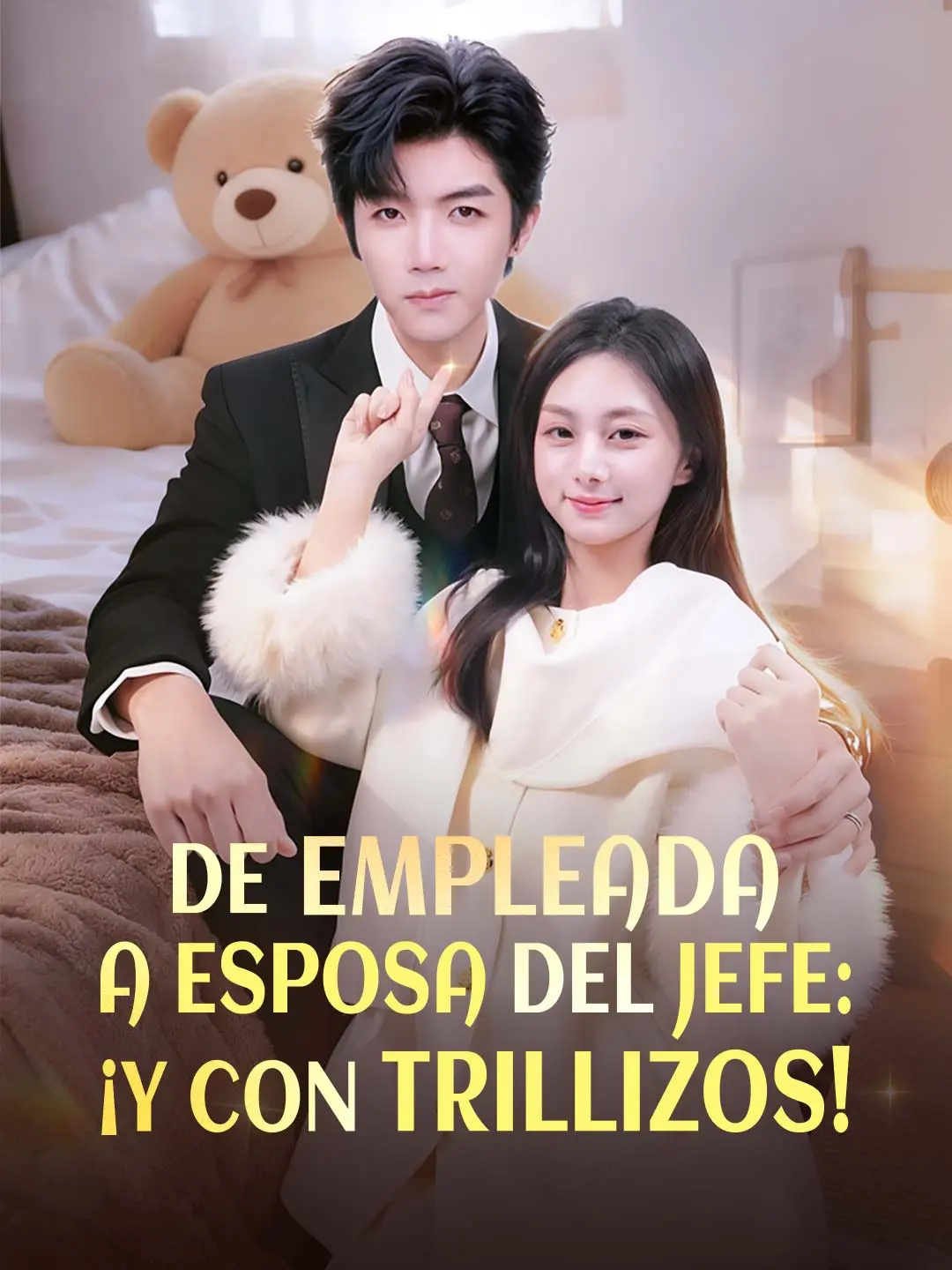 Portada de la miniserie De empleada a esposa del jefe: ¡y con trillizos!