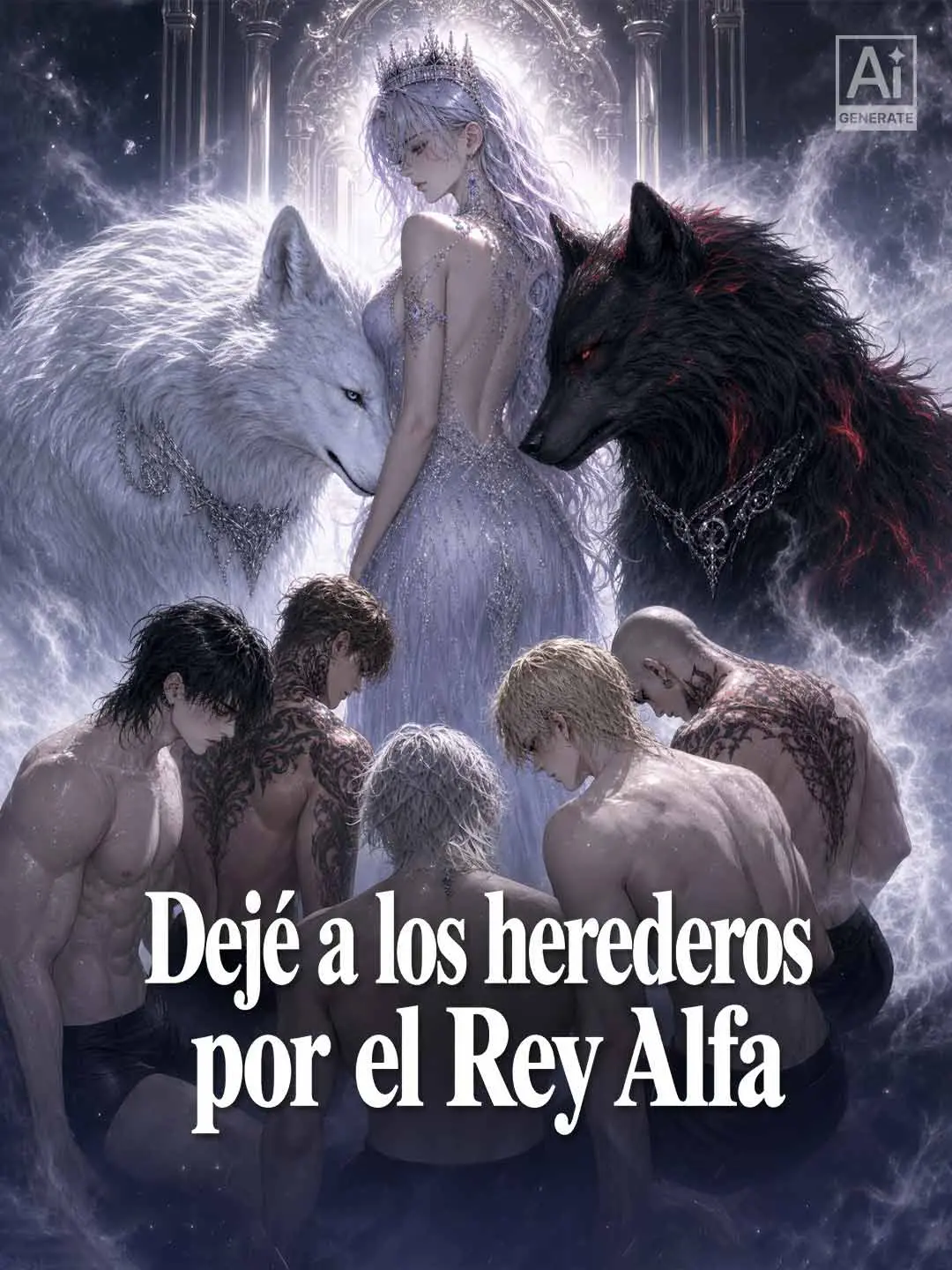 Portada de la miniserie Dejé a los herederos por el Rey Alfa