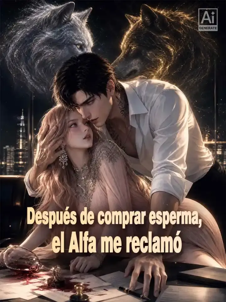 Portada de la miniserie Después de comprar esperma, el Alfa me reclamó