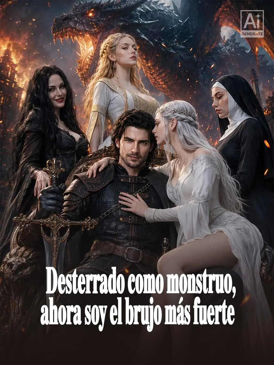Portada de la miniserie Desterrado como monstruo, ahora soy el brujo más fuerte
