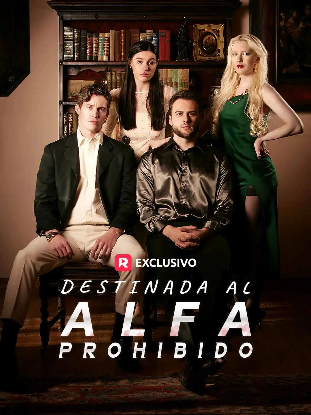 Portada de la miniserie Destinada al Alfa Prohibido