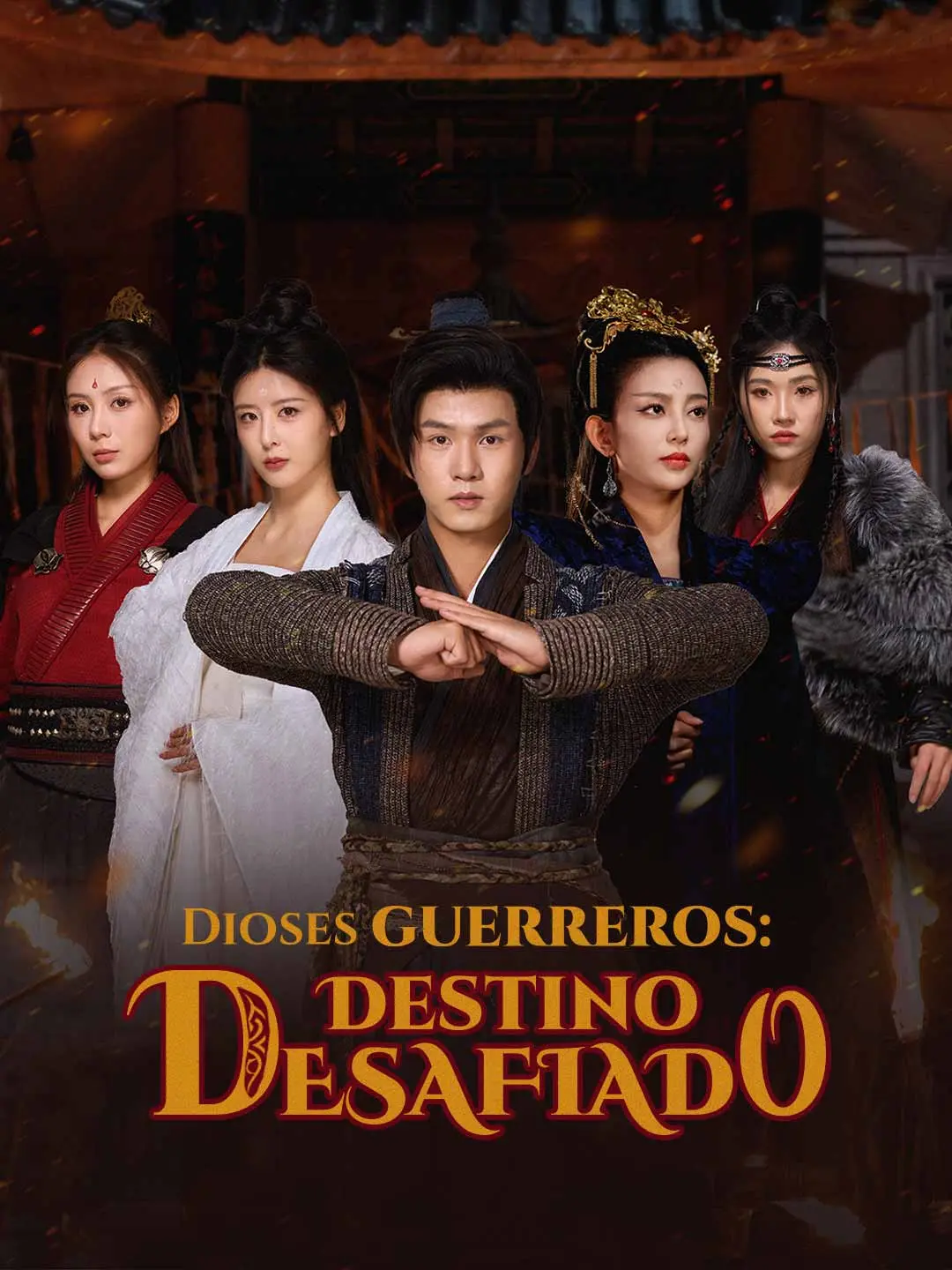 Capa da minissérie Dioses guerreros: Destino desafiado
