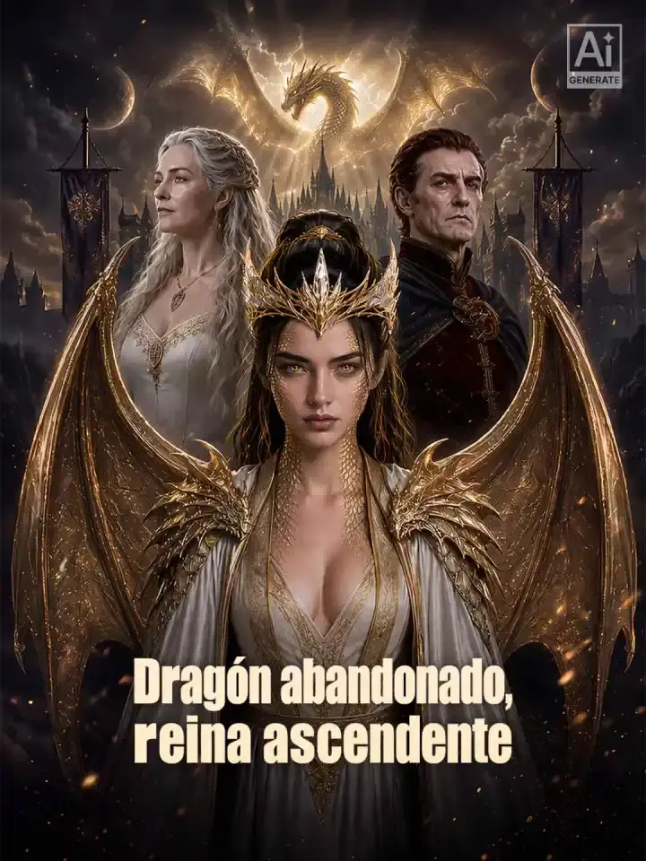 Portada de la miniserie Dragón abandonado, reina ascendente