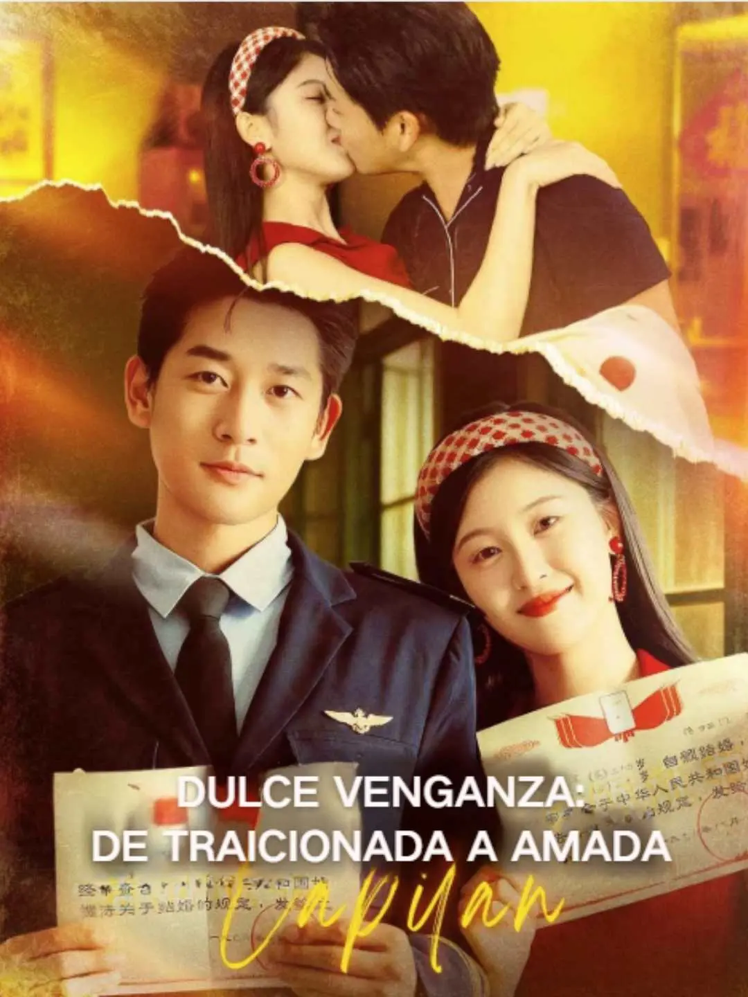 Portada de la miniserie Dulce venganza: la joven esposa del capitán