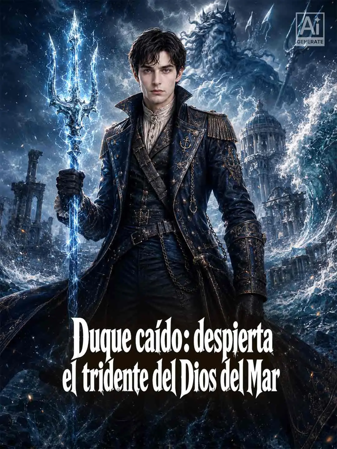 Portada de la miniserie Duque caído: despierta el tridente del Dios del Mar