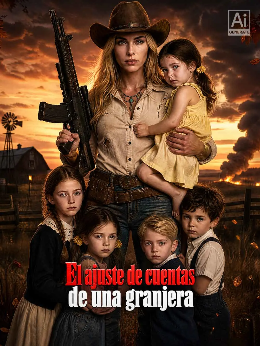 Portada de la miniserie El ajuste de cuentas de una granjera