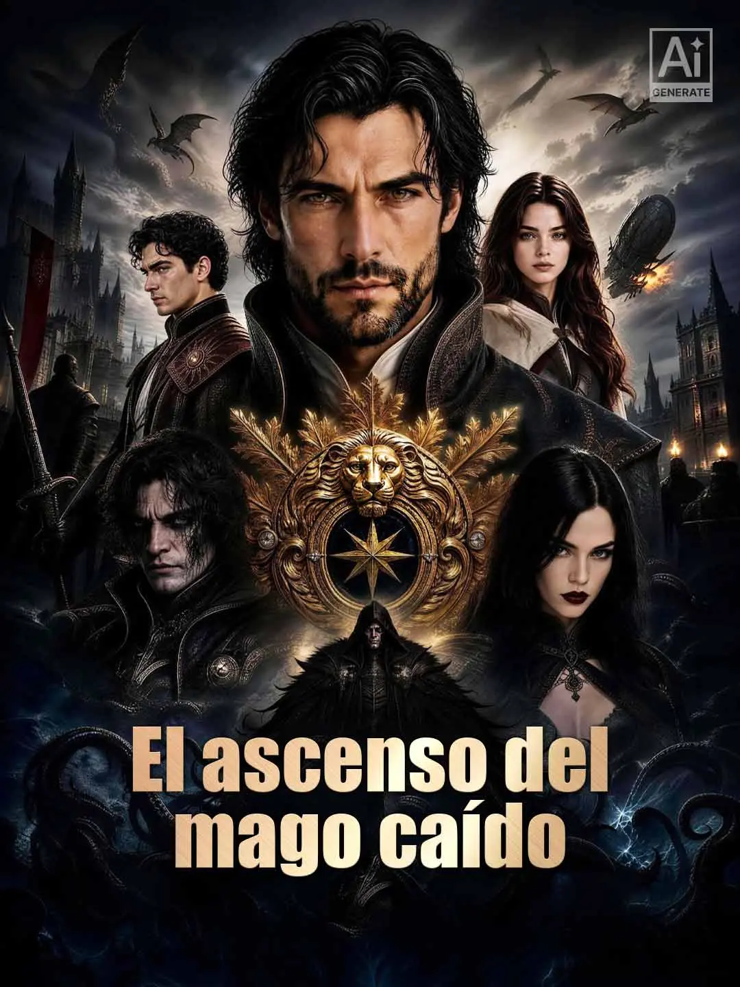 Portada de la miniserie El ascenso del mago caído