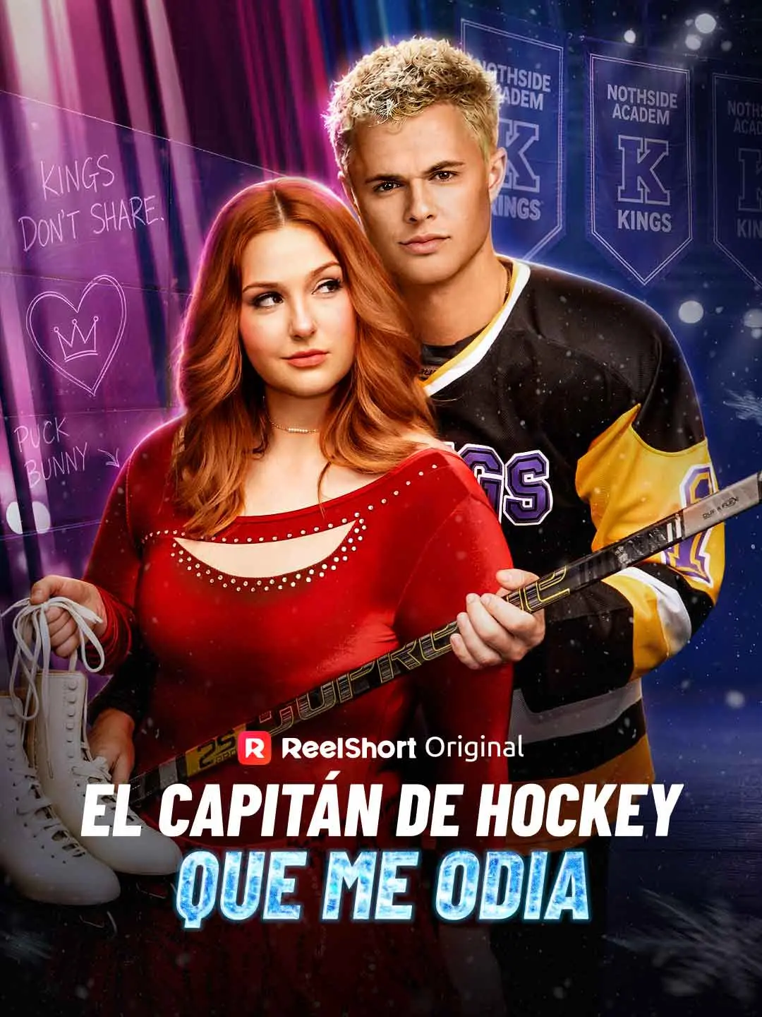 Portada de la miniserie El capitán de hockey que me odia