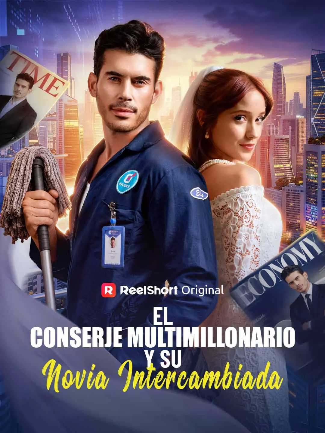 Portada de la miniserie El conserje multimillonario y su novia intercambiada