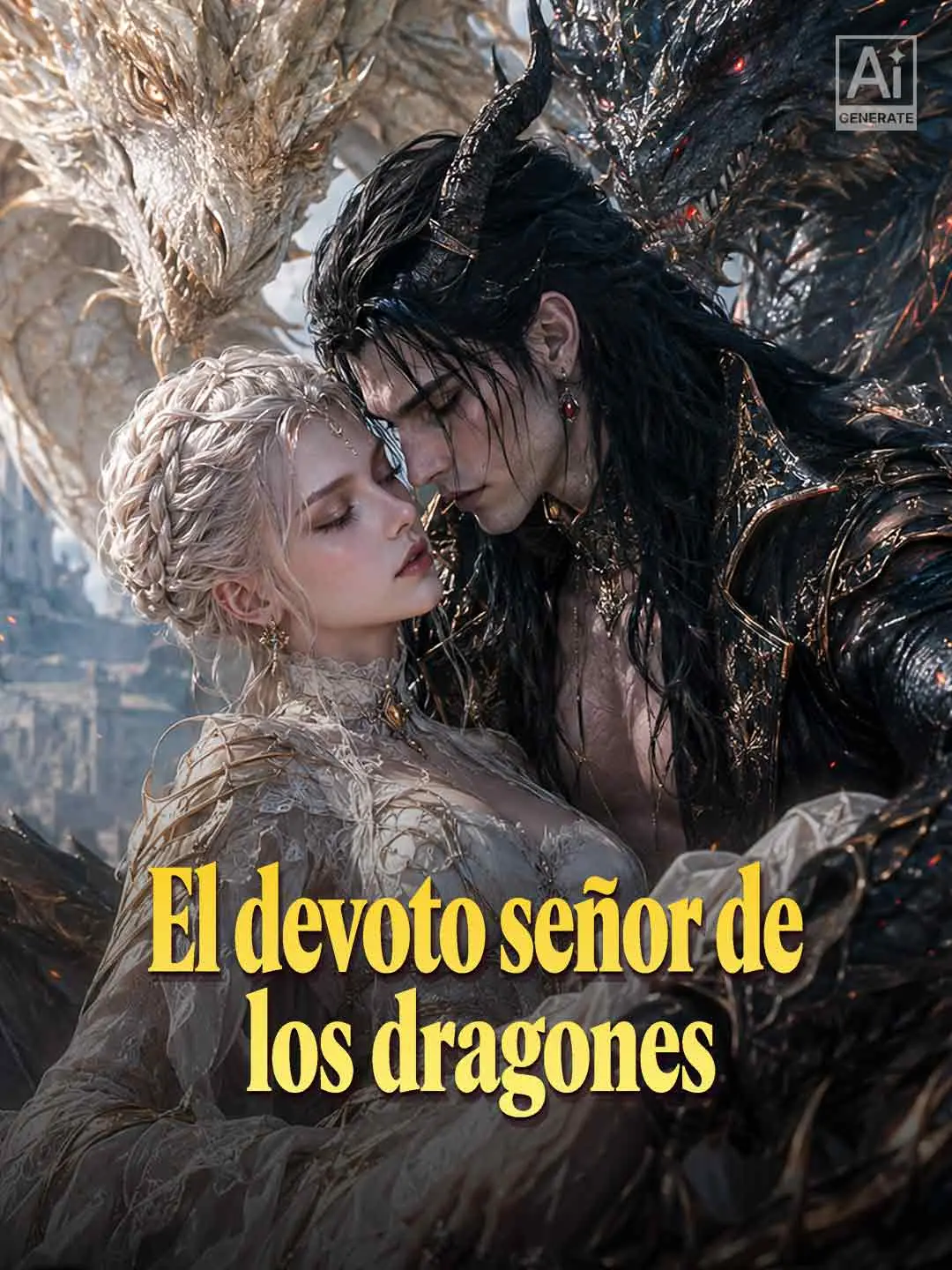 Portada de la miniserie El devoto señor de los dragones
