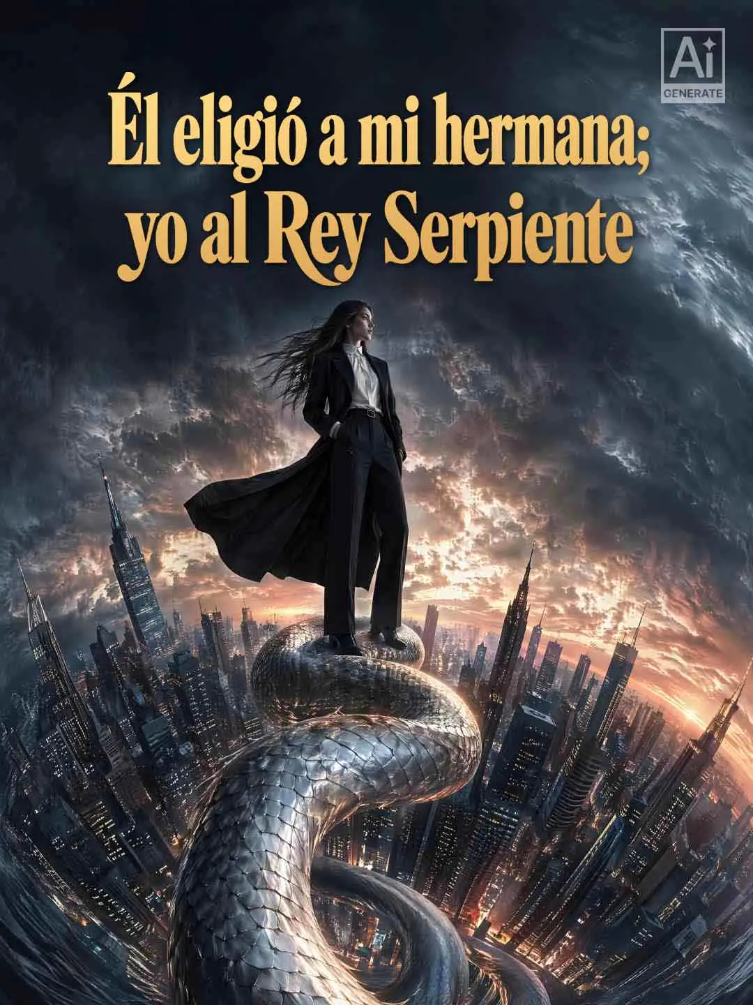 Portada de la miniserie Él eligió a mi hermana; yo al Rey Serpiente