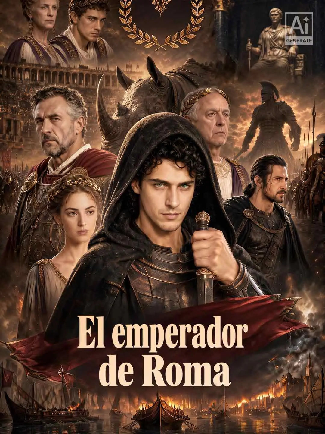 Portada de la miniserie El emperador de Roma
