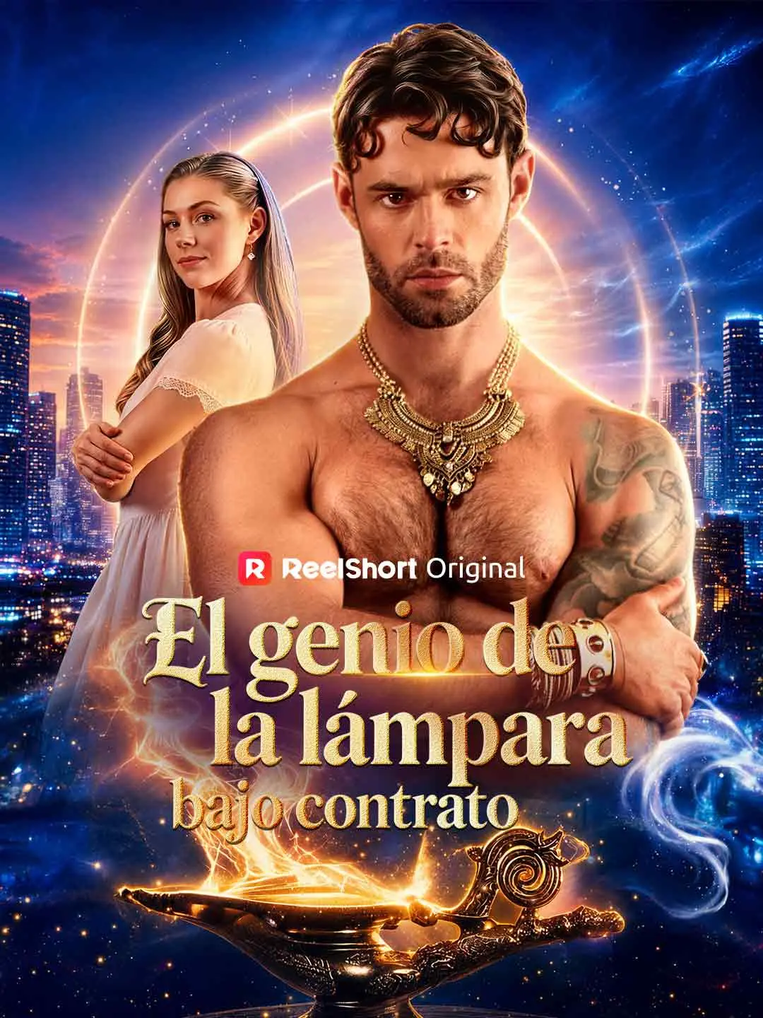 Portada de la miniserie El genio de la lámpara bajo contrato