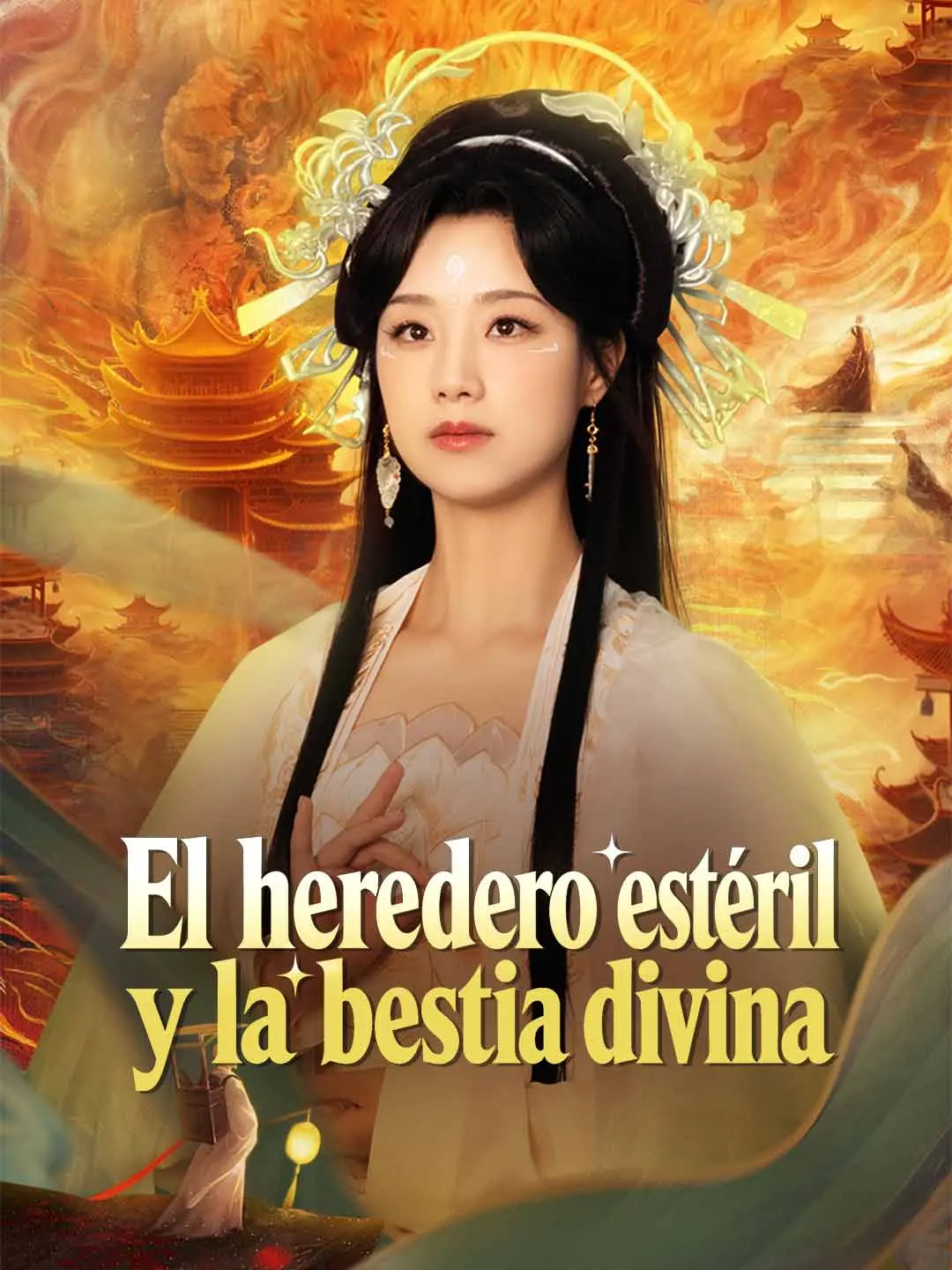 Portada de la miniserie El heredero estéril y la bestia divina