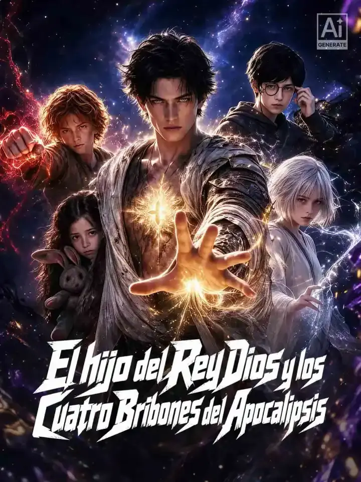 Portada de la miniserie El hijo del Rey Dios y los Cuatro Bribones del Apocalipsis