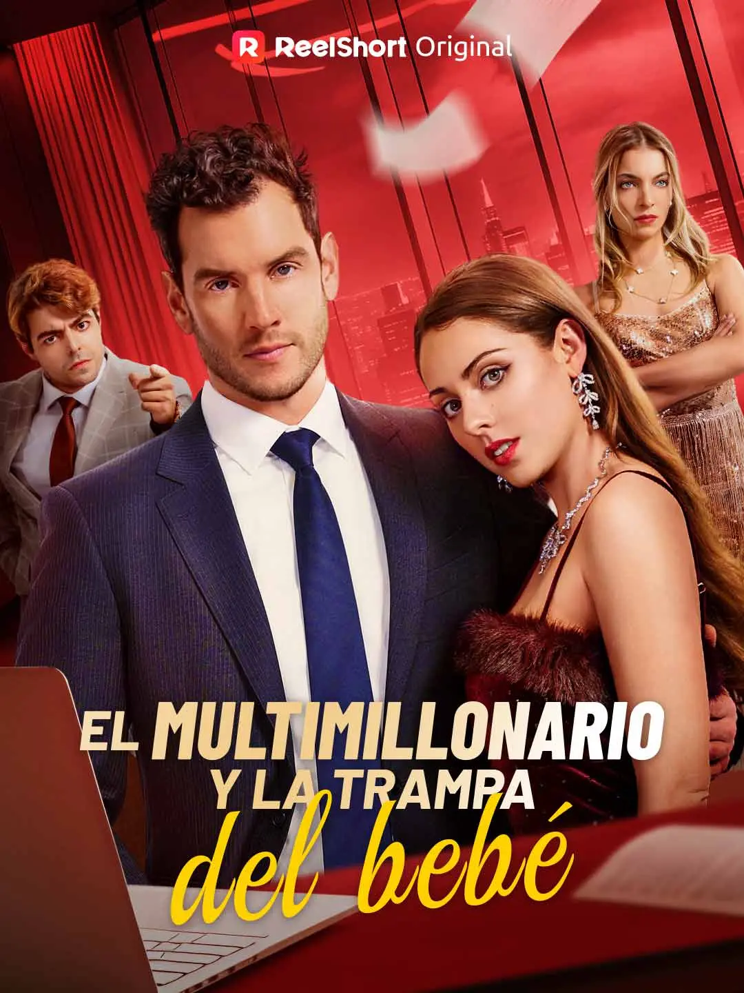 Portada de la miniserie El multimillonario y la trampa del bebé