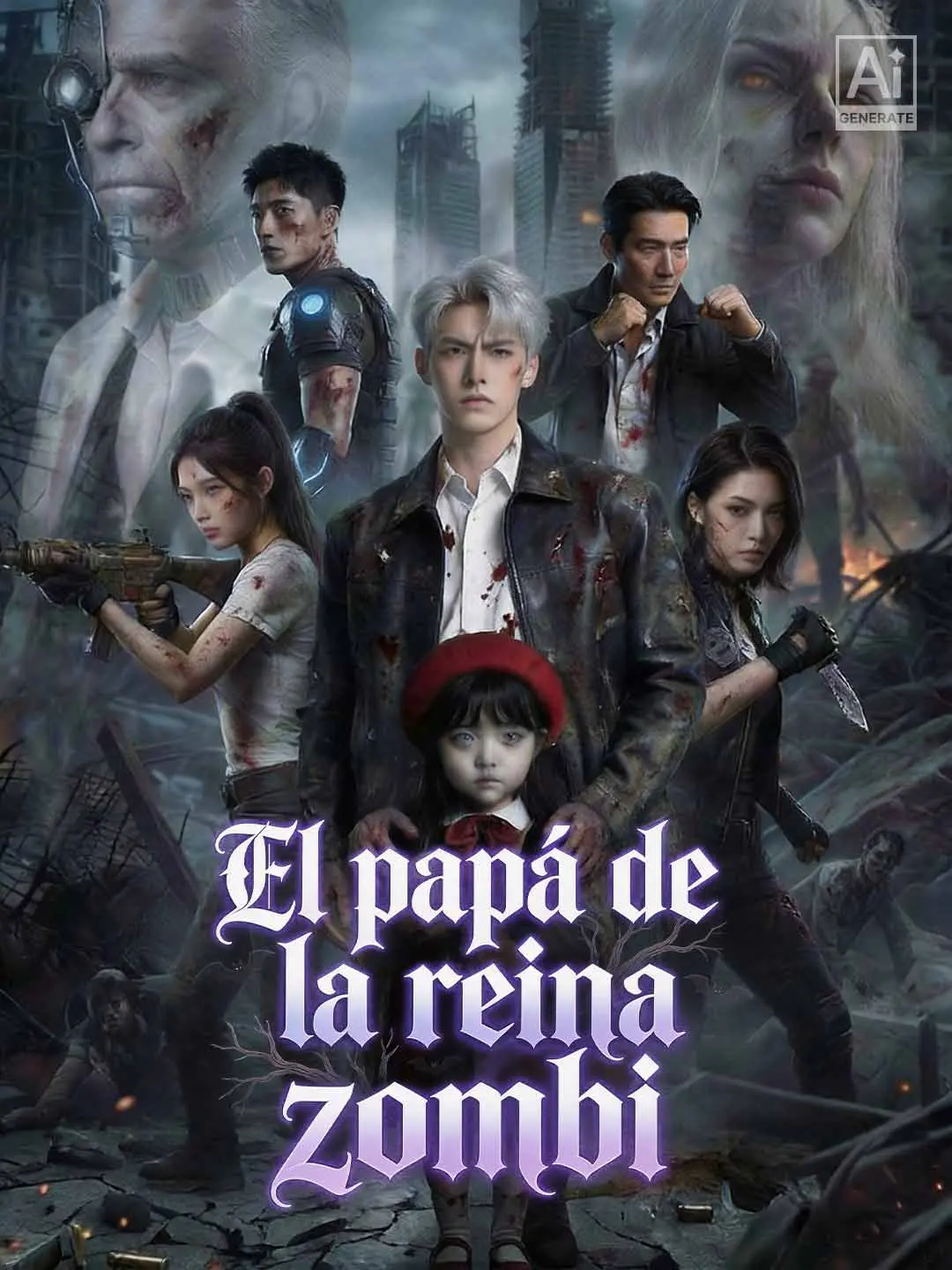 Portada de la miniserie El papá de la reina zombi