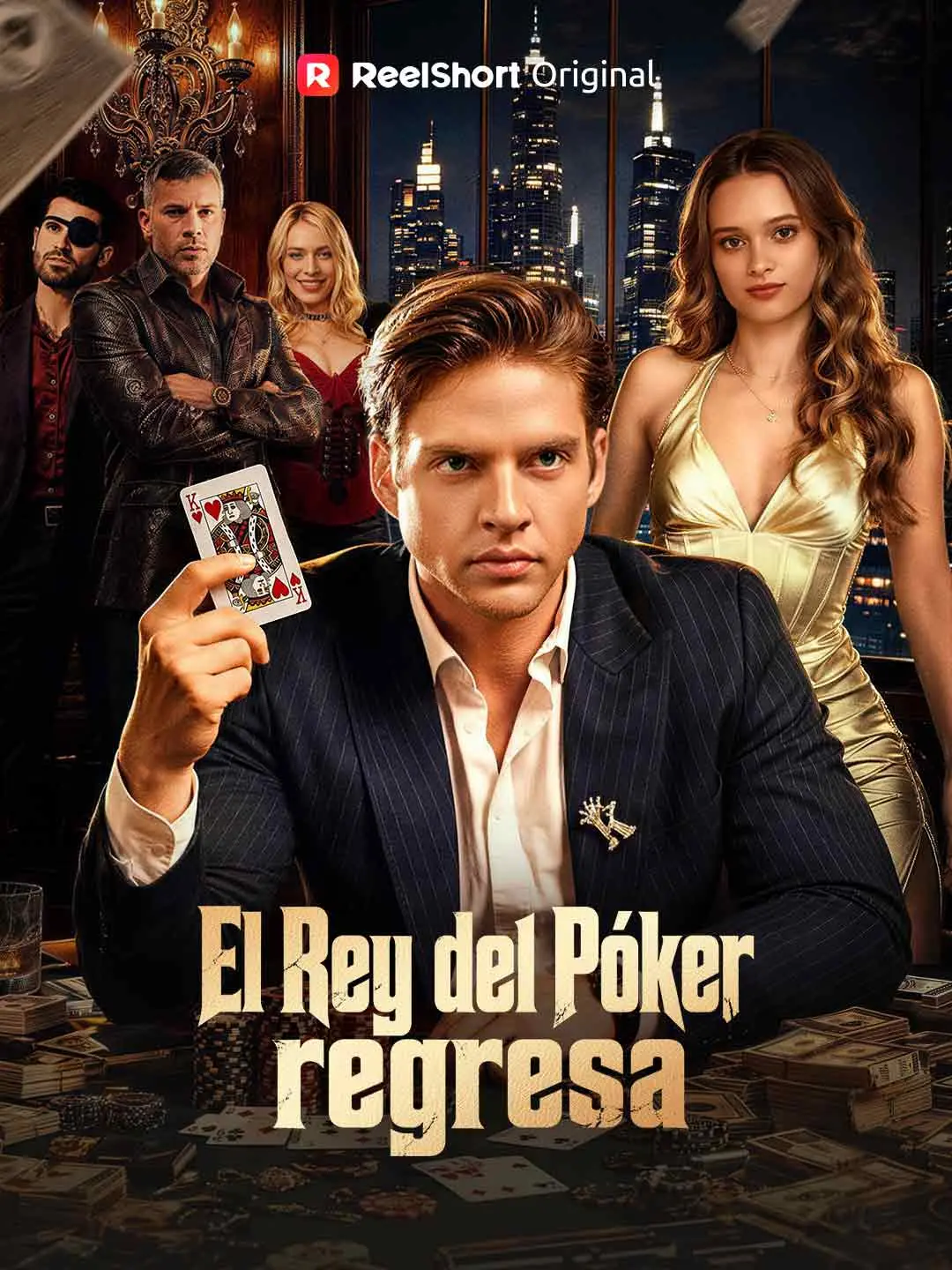 Portada de la miniserie El Rey del Póker regresa