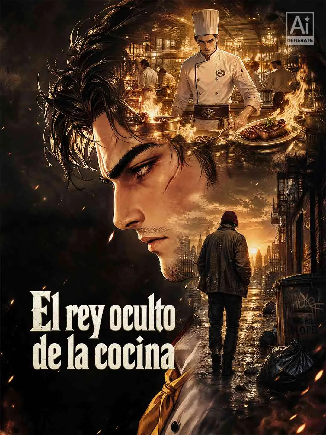 Portada de la miniserie El rey oculto de la cocina