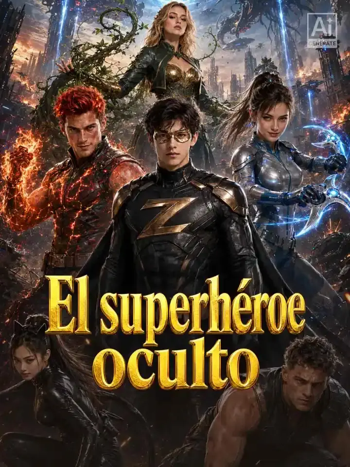 Portada de la miniserie El superhéroe oculto