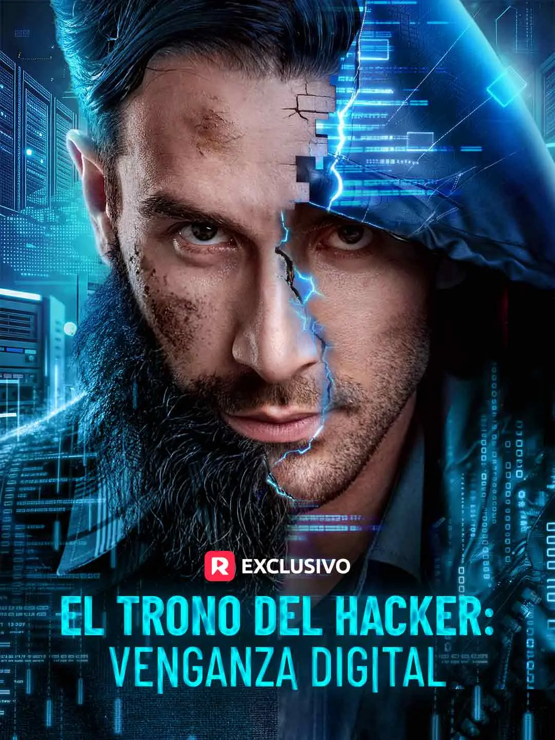 Capa da minissérie El trono del hacker: venganza digital