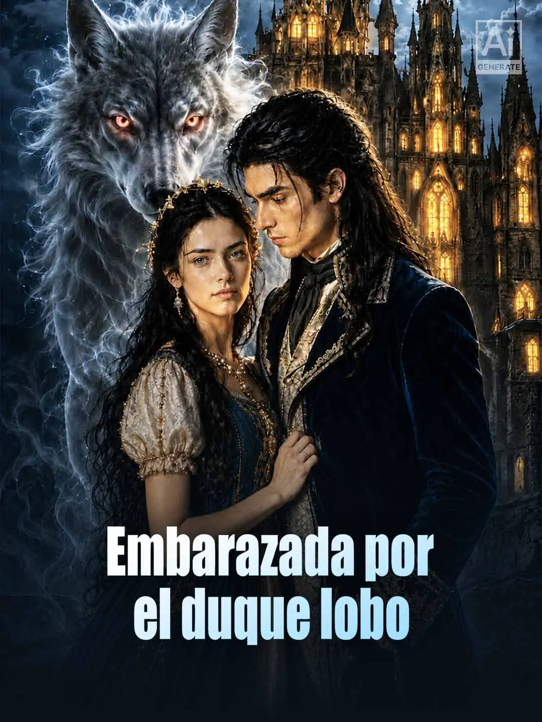 Capa da minissérie Embarazada por el duque lobo