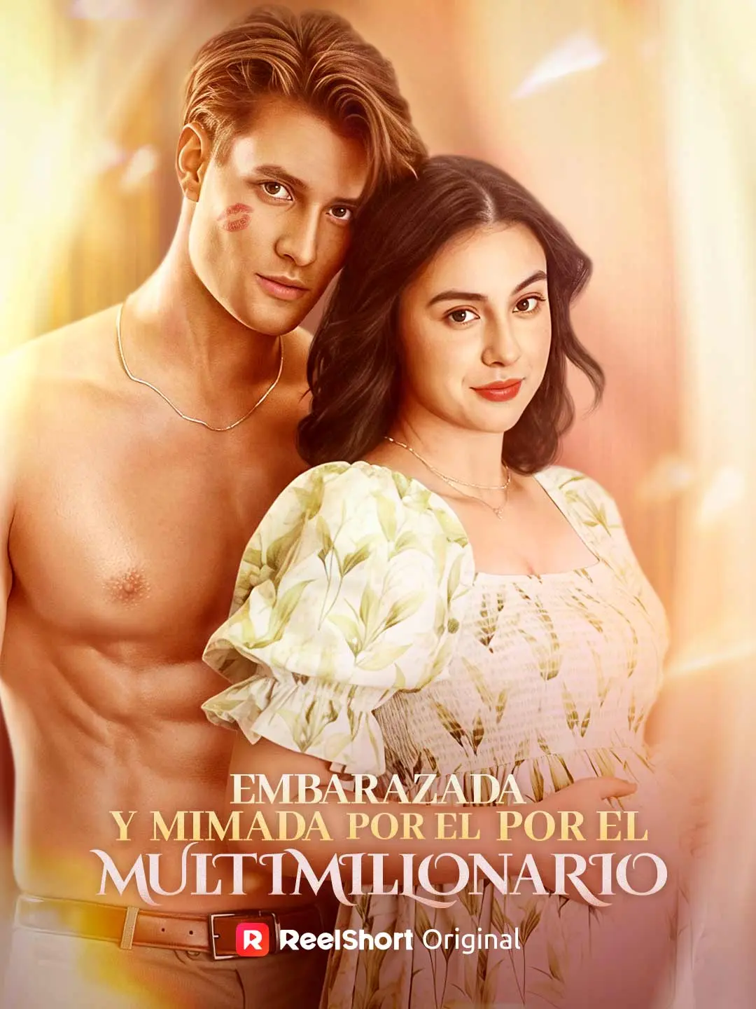 Portada de la miniserie Embarazada y Mimada por el Multimillonario