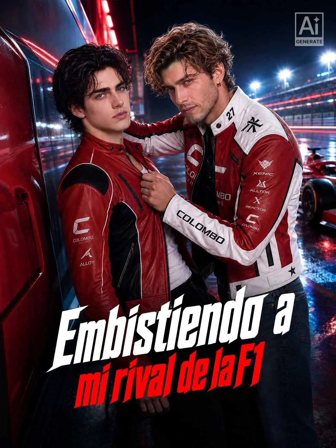 Portada de la miniserie Embistiendo a mi rival de la F1