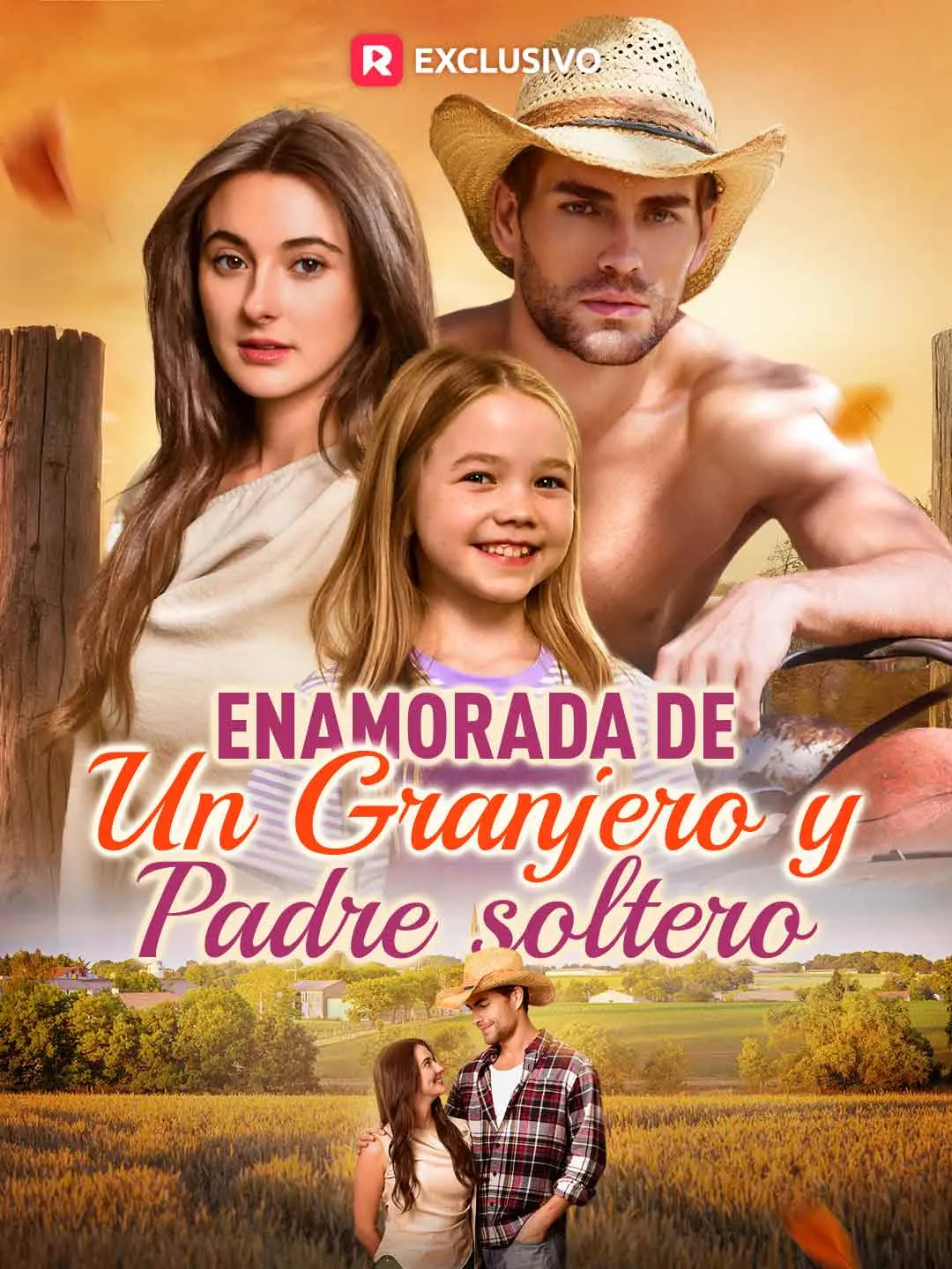 Capa da minissérie Enamorada de un granjero y padre soltero