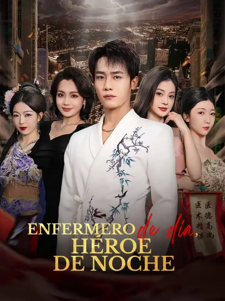 Portada de la miniserie Enfermero de día, héroe de noche