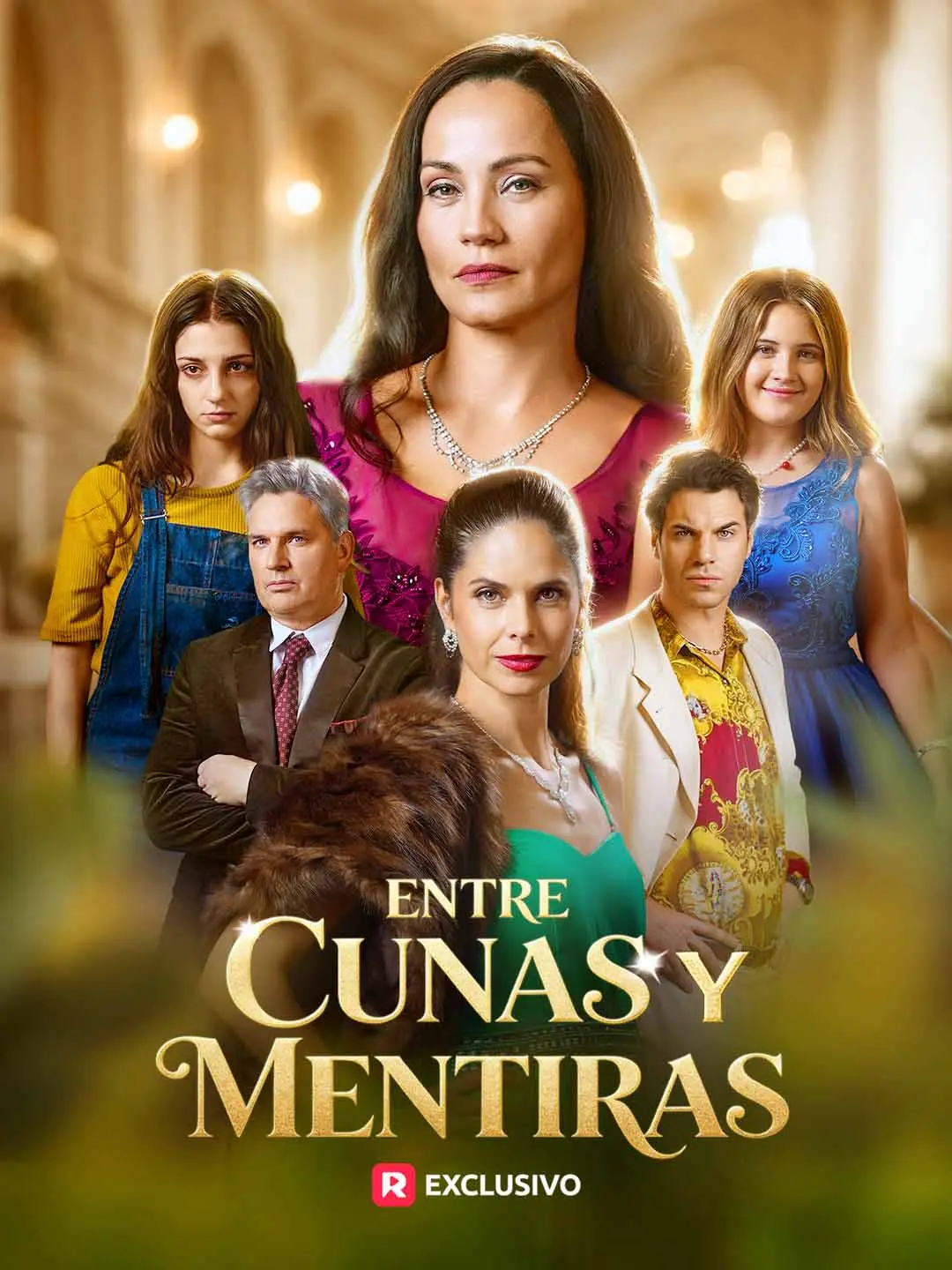 Capa da minissérie Entre Cunas y Mentiras