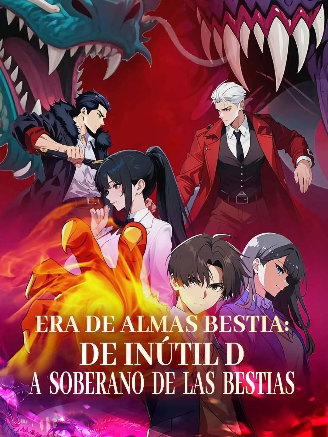 Portada de la miniserie Era de almas bestia: de inútil D a soberano de las bestias