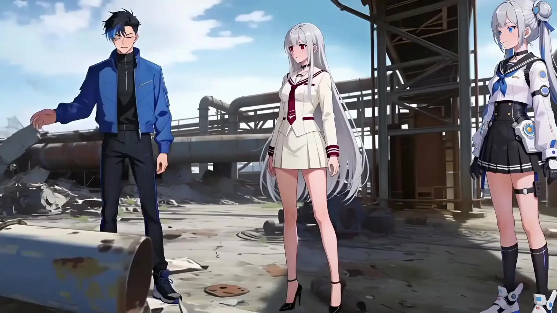 Episodio 43 de Era de chicas mecha: la belleza fría pide mejoras de noche