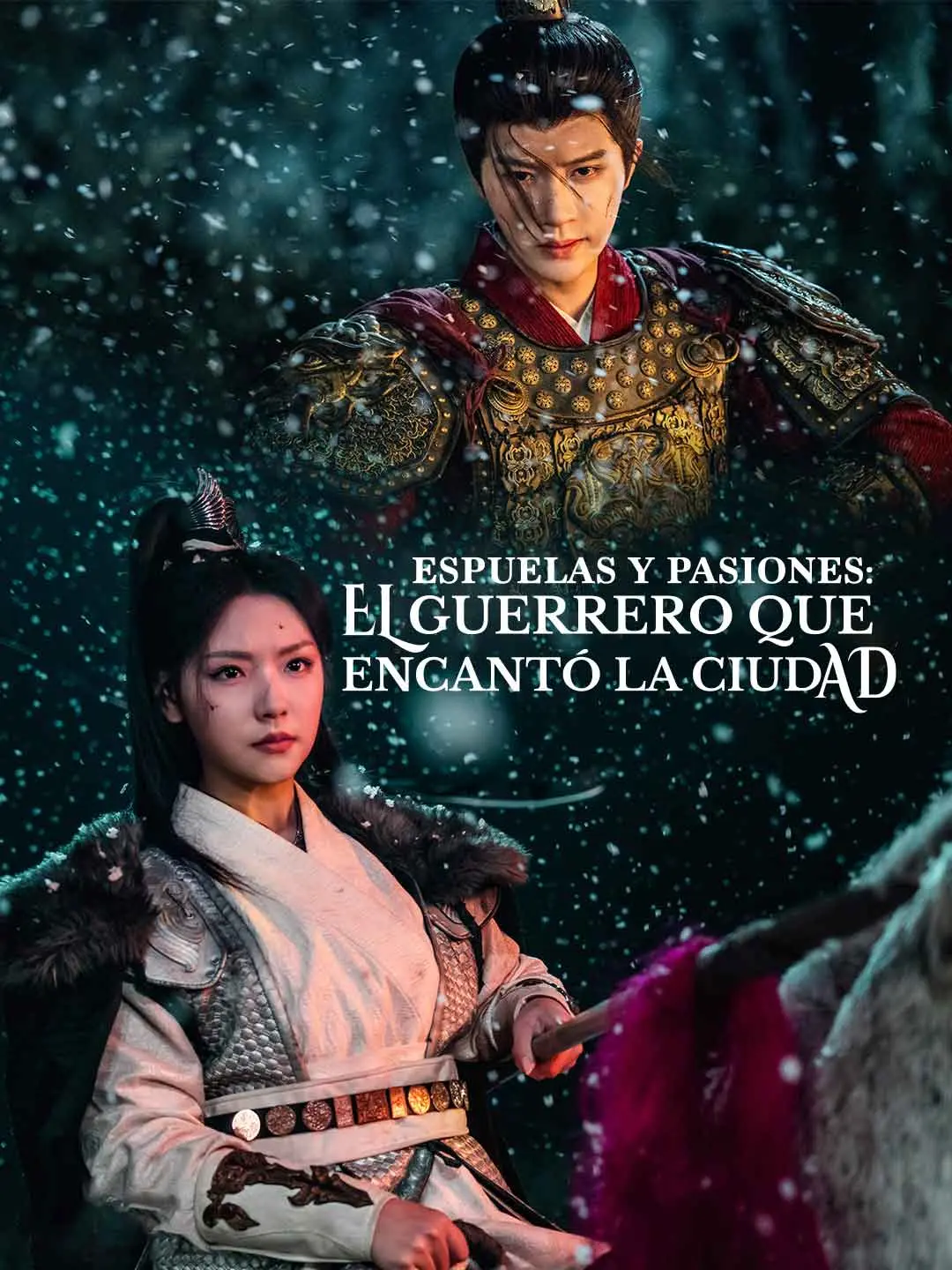Portada de la miniserie Espuelas y Pasiones: El Guerrero que Encantó la Ciudad