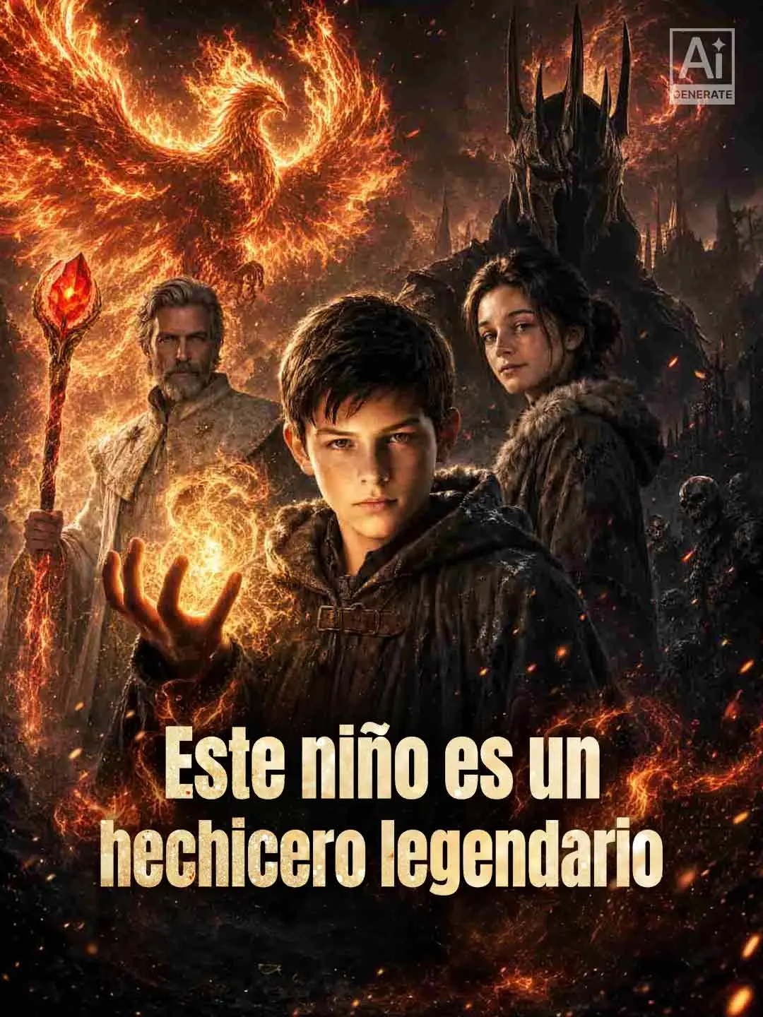 Portada de la miniserie Este niño es un hechicero legendario
