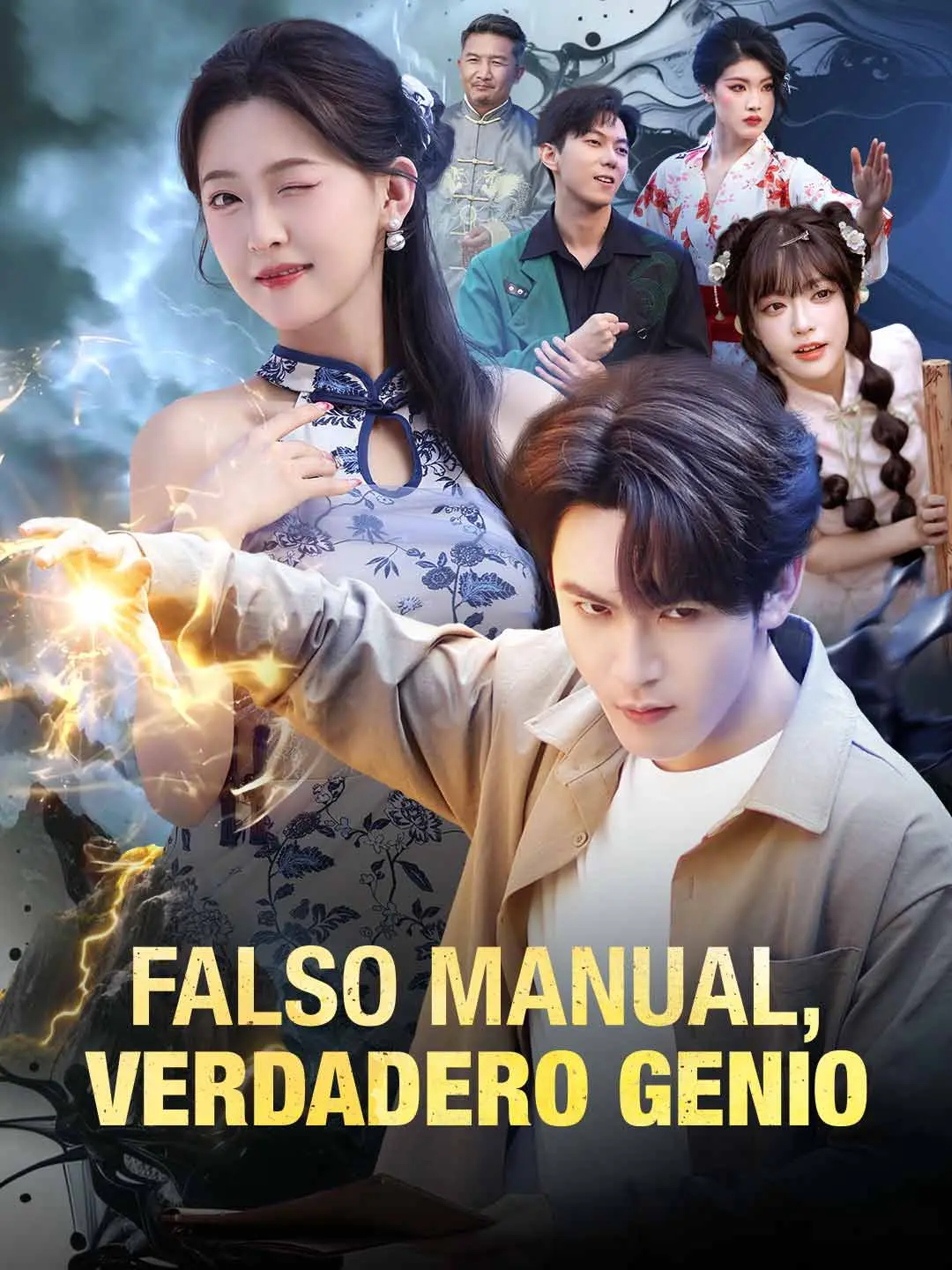 Capa da minissérie Falso manual, verdadero genio