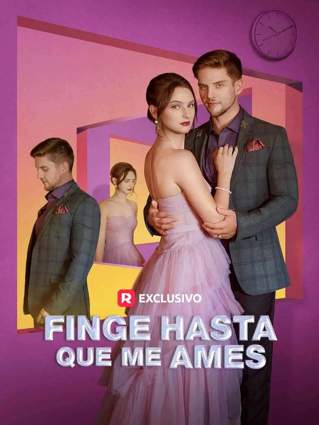 Capa da minissérie Finge Hasta Que Me Ames