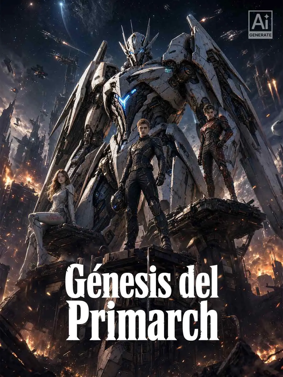 Portada de la miniserie Génesis del Primarch