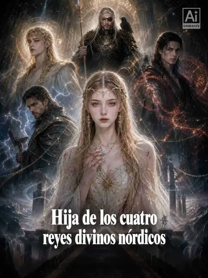 Portada de la miniserie Hija de los cuatro reyes divinos nórdicos