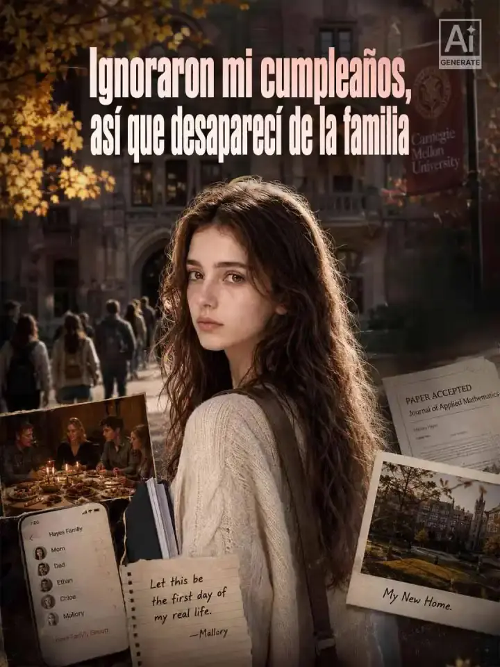 Portada de la miniserie Ignoraron mi cumpleaños, así que desaparecí de la familia